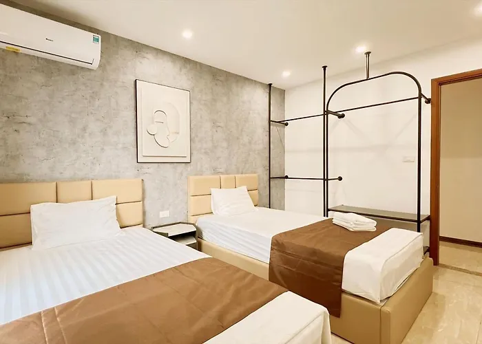 公寓 New Life Pearl Home 3 Bedroom 下龍